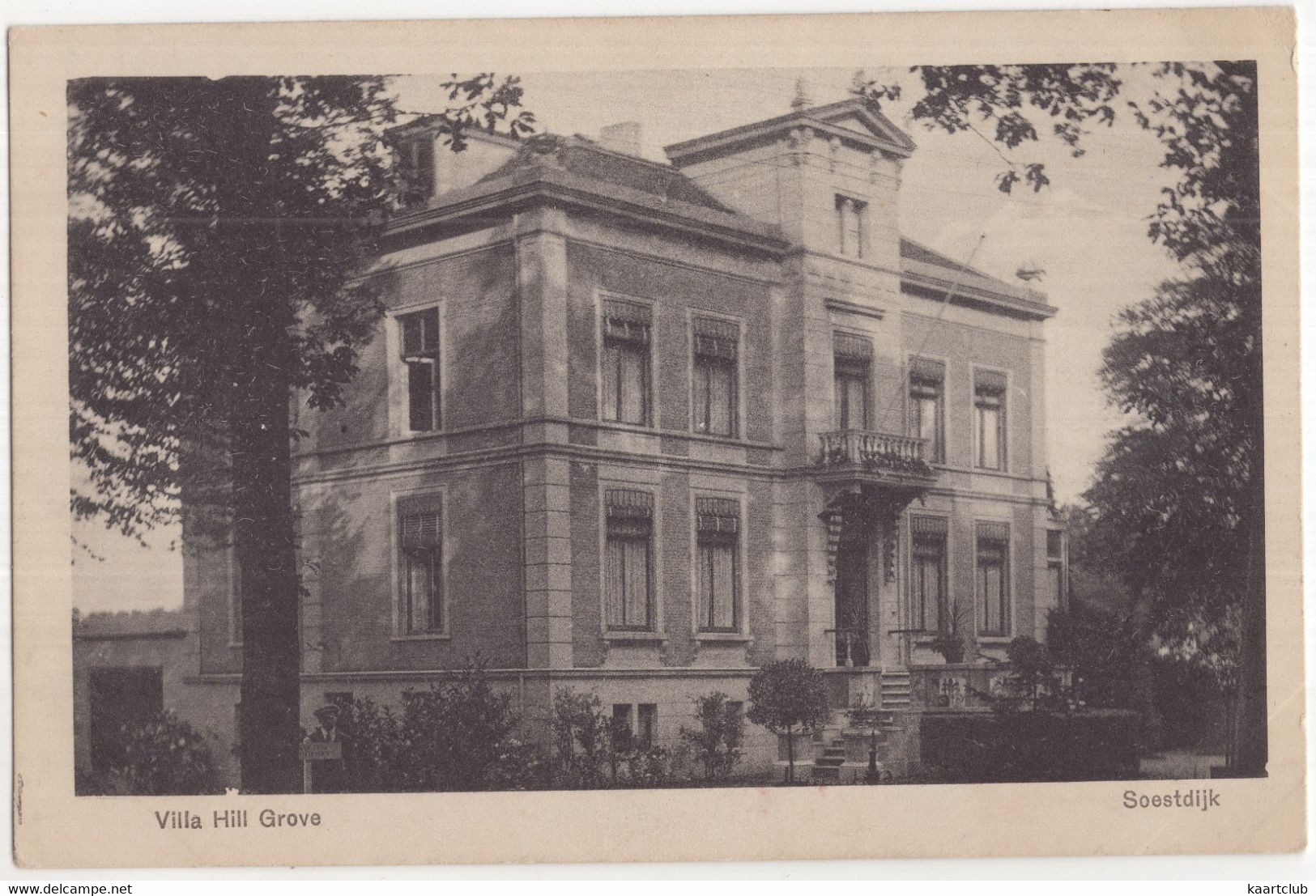 Villa Hill Grove    Soestdijk - (Utrecht, Nederland/Holland) - Uitg.: A. Benning, Soest - Soestdijk