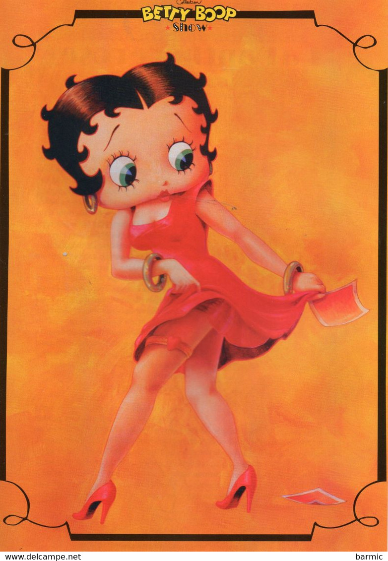 FIGURINE BETTY BOOP,  PILOTE DE COURSE  N°11  AVEC SON LIVRET DE 18 PAGES REF 6064