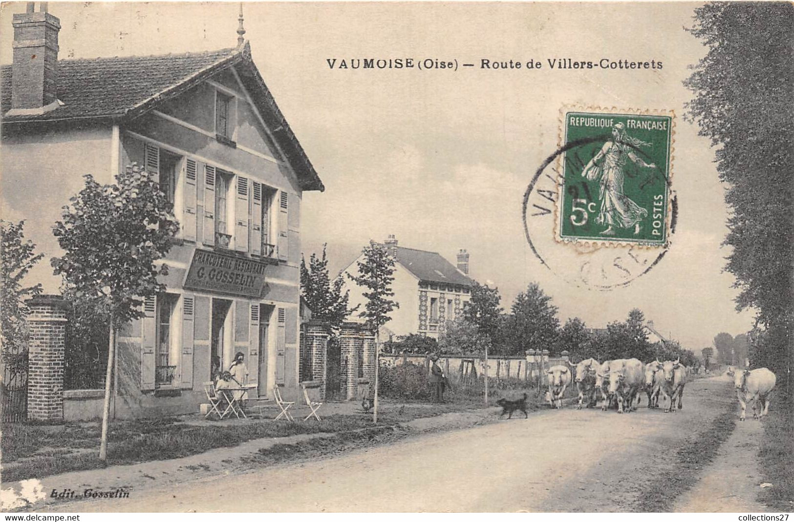 60-VAUMOISE-ROUTE DE VILLERS-COTTERETS - Vaumoise