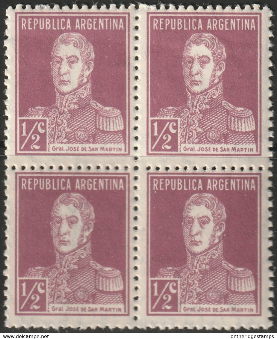 Argentina 1923 Sc 340  Block MNH** - Unused Stamps