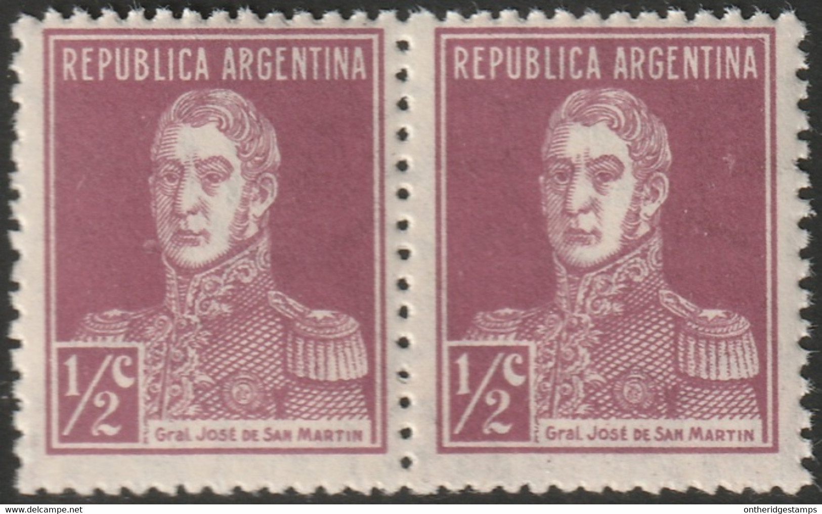 Argentina 1923 Sc 340  Pair MNH** - Nuovi