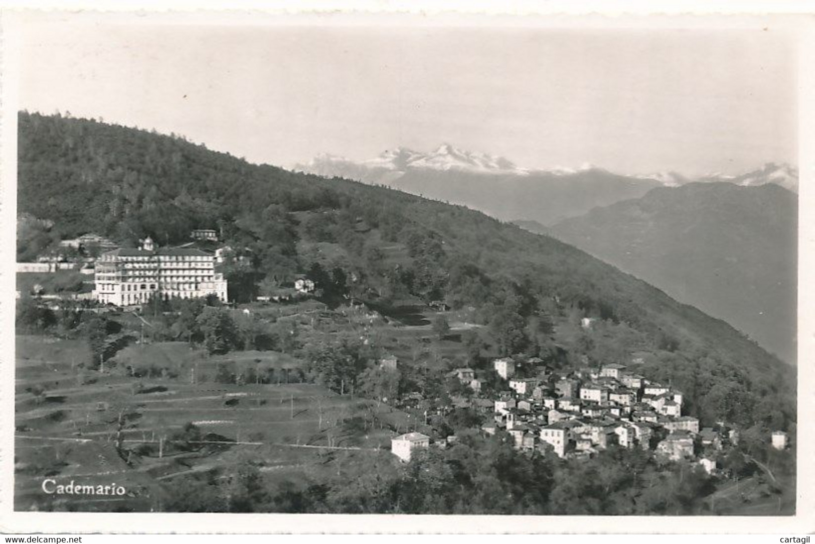 CPM (Carte Photo )- 36887-Suisse - Cademario Vue Générale Depuis Les Hauteurs-Envoi Gratuit - Cademario