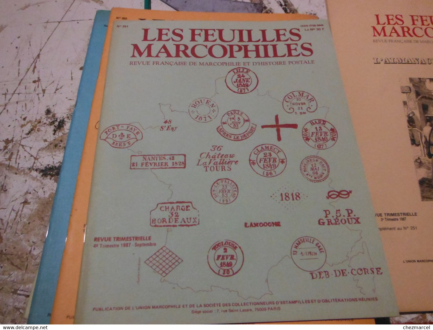 19 Numeros Du 240 Au 255 +supplements Des Feuilles Marcophiles (en Cas De Lot Voir Les Dernieres Photos) - Matasellos