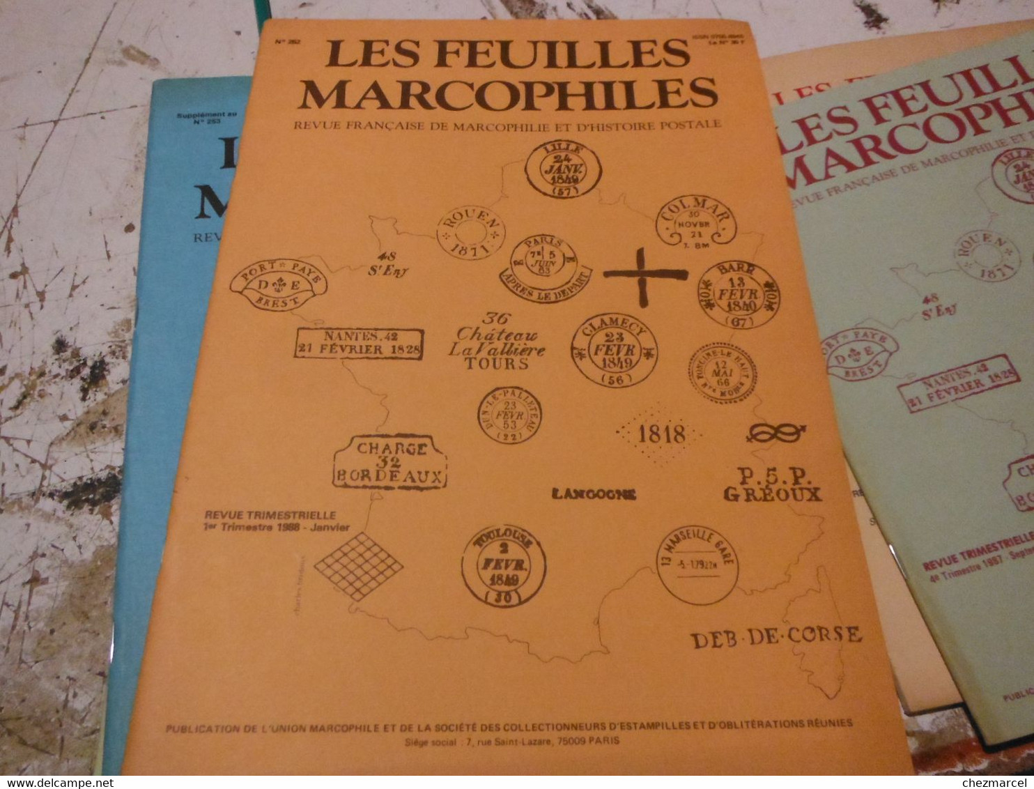 19 Numeros Du 240 Au 255 +supplements Des Feuilles Marcophiles (en Cas De Lot Voir Les Dernieres Photos) - Matasellos