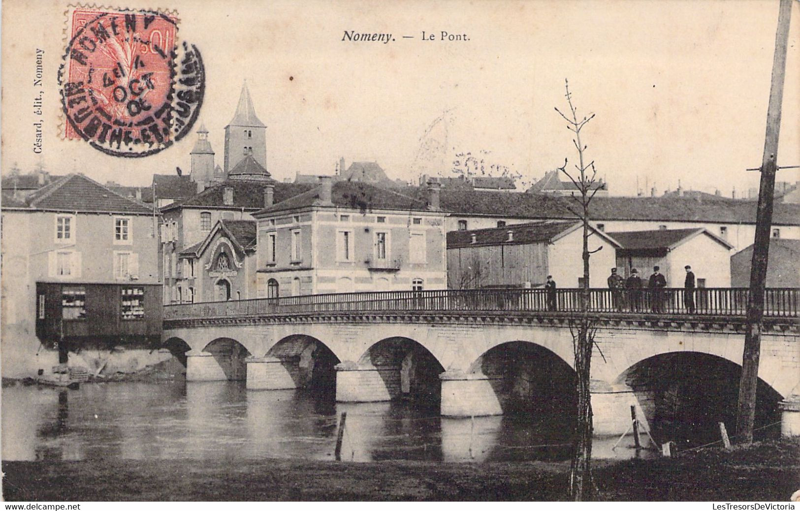 FRANCE - 54 - NOMENY - Le Pont - Carte Postale Ancienne - Nomeny