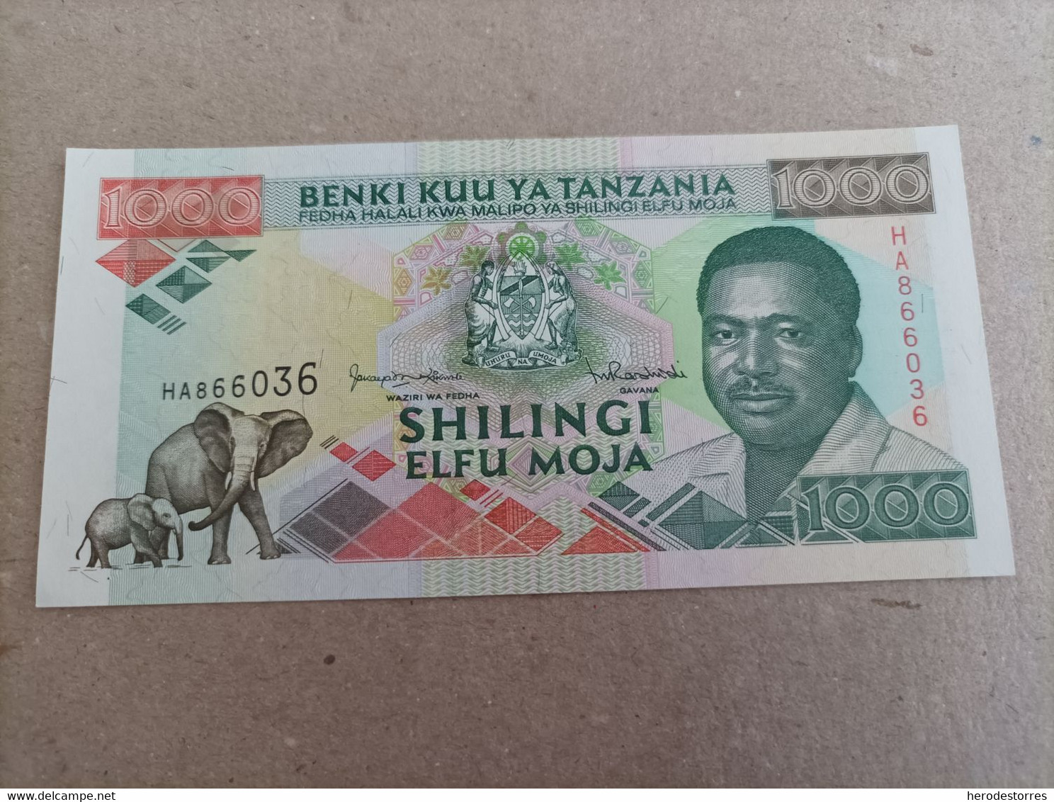 Billete De Tanzania De 100 Schilingi, Año 1993, UNC - Tansania