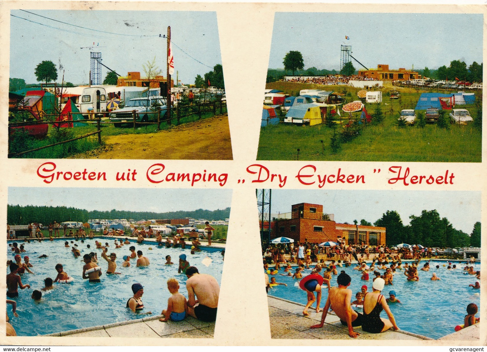 GROETEN UIT CAMPING  DRY EYCKEN  HERSELT  - 2 SCANS - Herselt