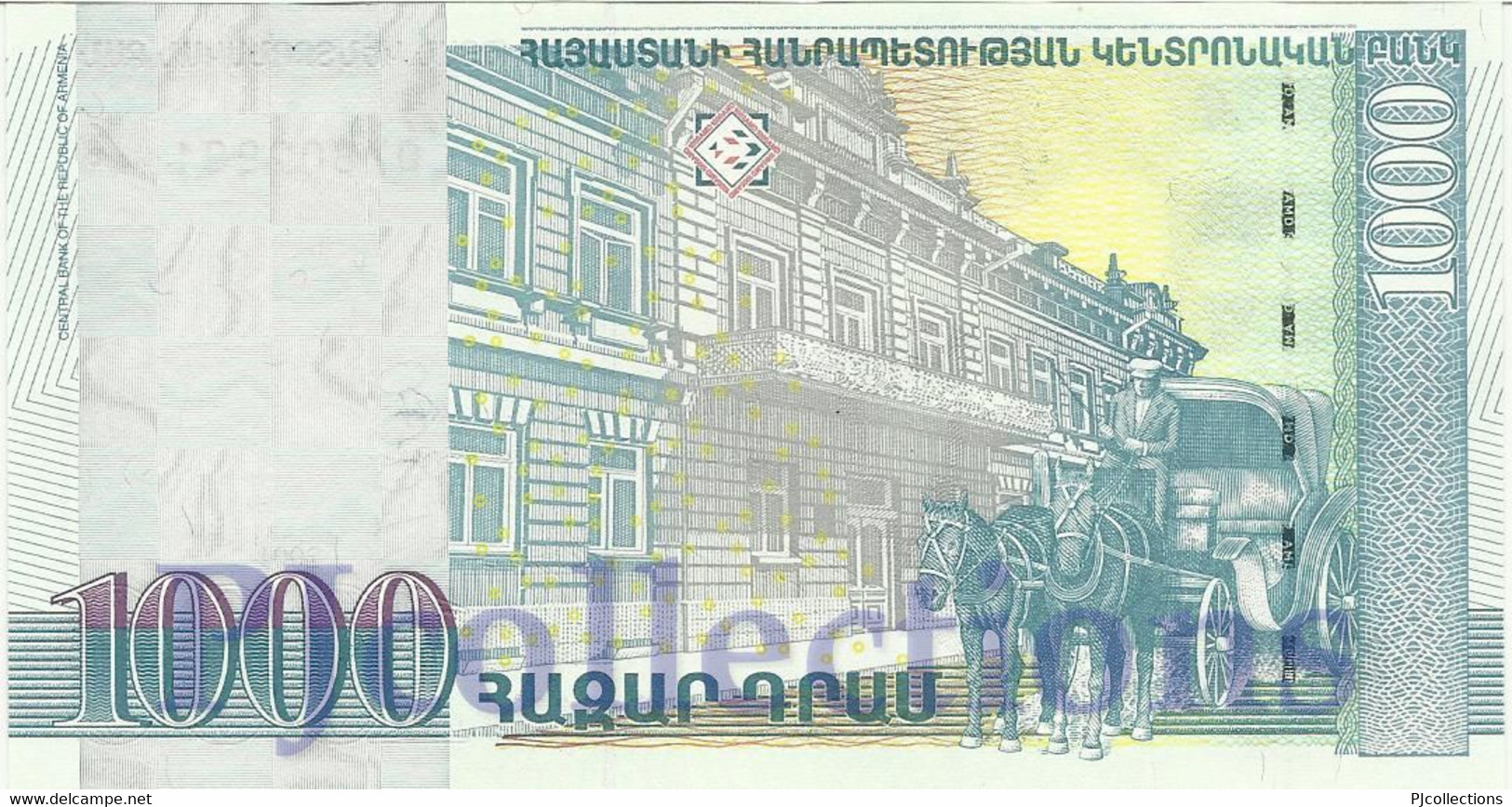 ARMENIA 1000 DRAM 2001 PICK 50a UNC - Armenien