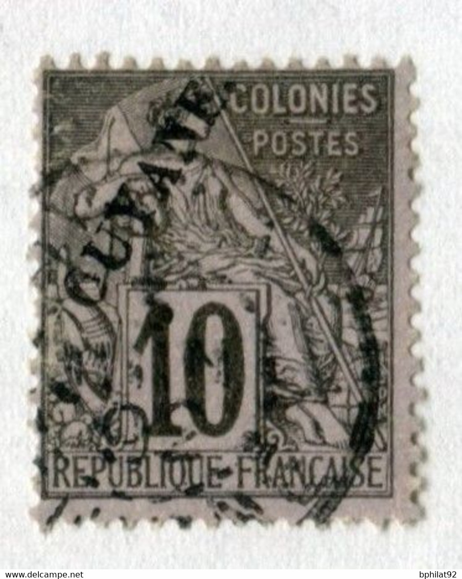 !!! GUYANE 10 C ALPHEE DUBOIS N°20 OBLITERE - Used Stamps