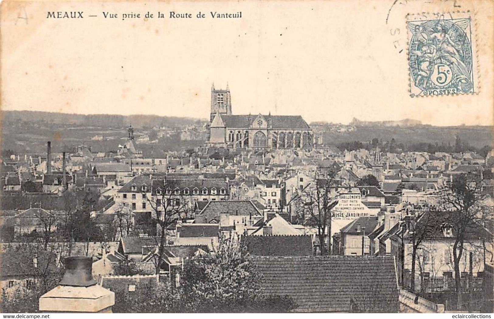 Meaux           77            Vue Prise De La Route De Vanteuil      (voir Scan) - Meaux