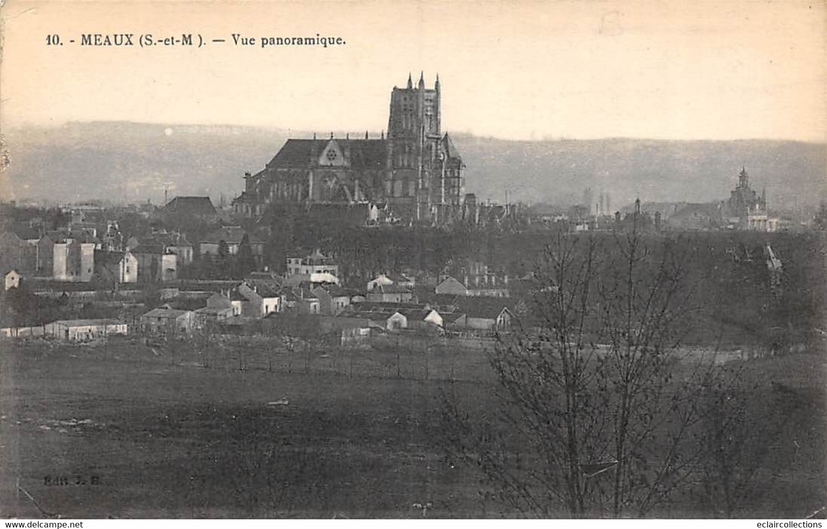 Meaux         77          Vue Panoramique  N° 10               (voir Scan) - Meaux