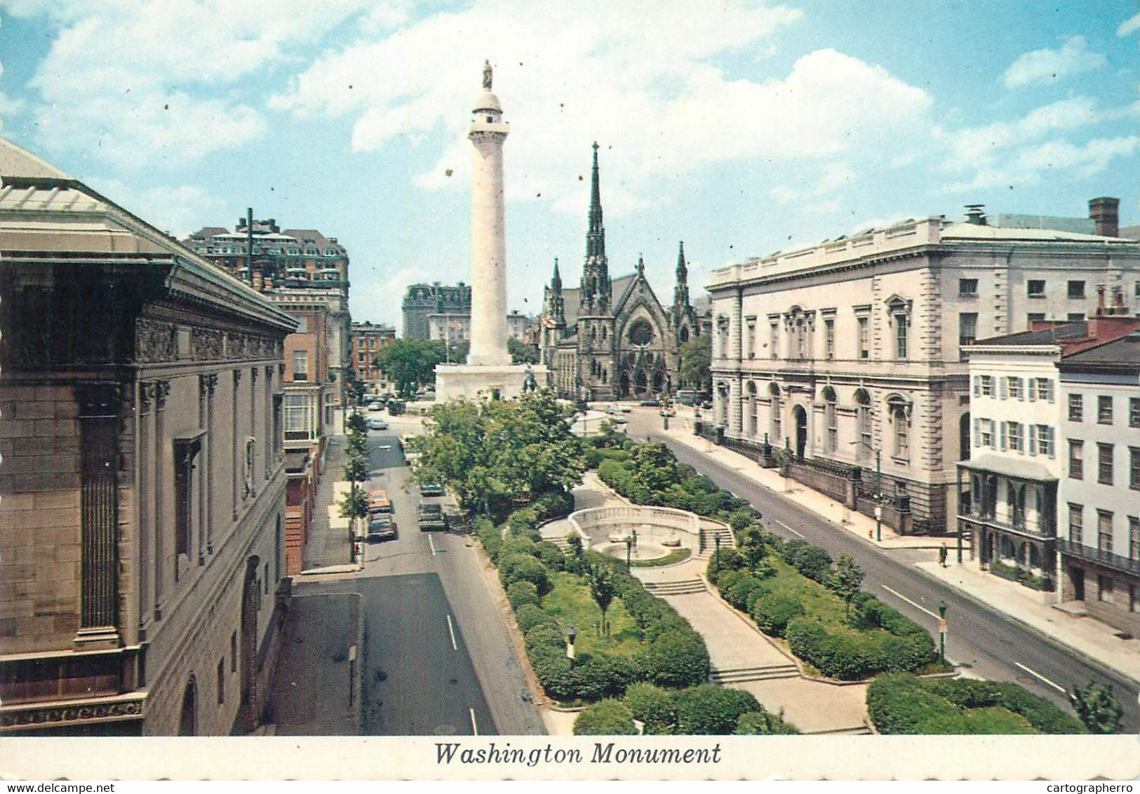 USA Baltimore MD Washington Monument And Mt Vernon Palace - Baltimore