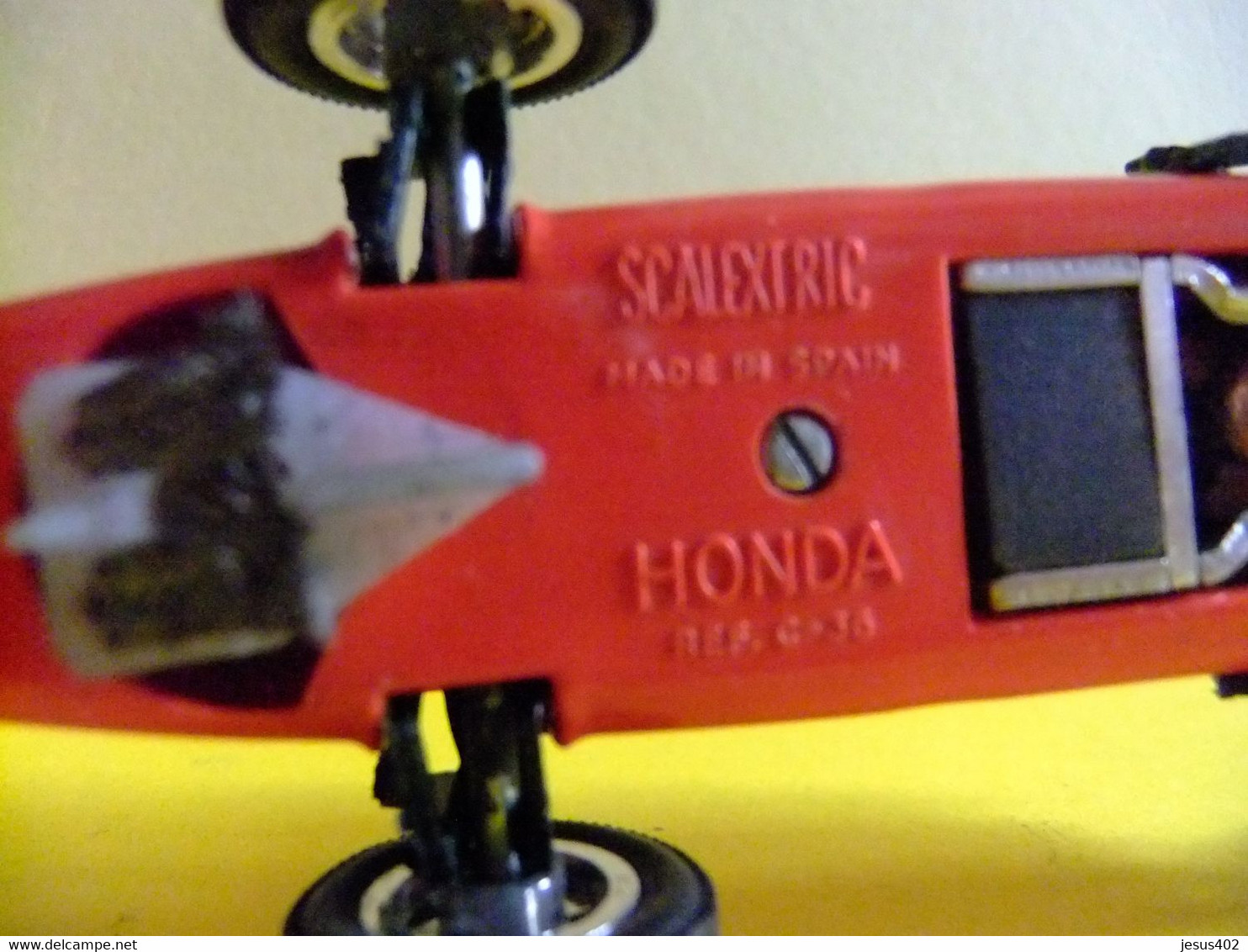 SCALEXTRIC EXIN HONDA F 1 REF.C 36 PRIMERA SERIE ROJO 25 Made In Spain 1968 - Circuits Automobiles