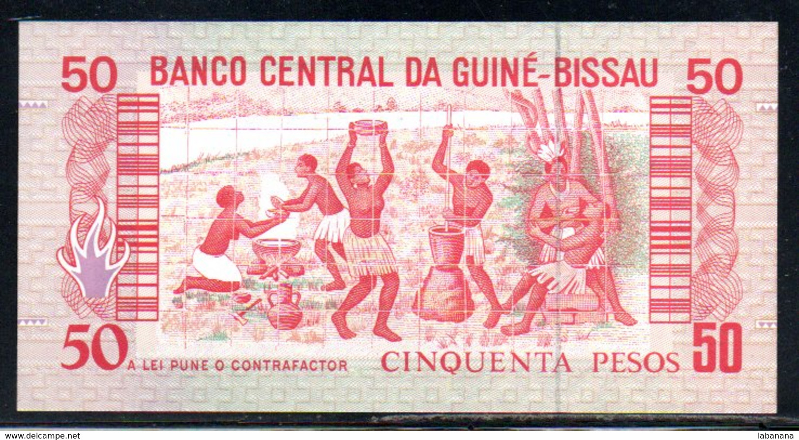 659-Guinée-Bissau 50 Pesos 1990 AA298 Neuf/unc - Guinee-Bissau