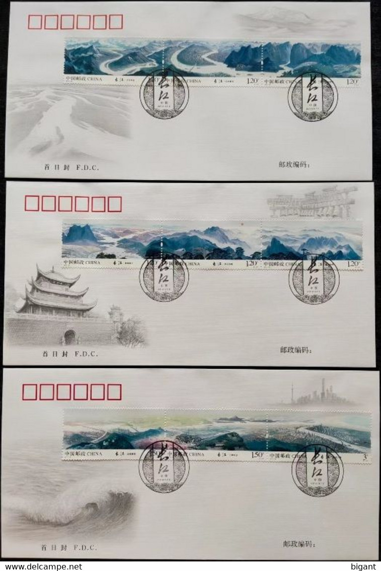 China 2014 Changjiang River Scene And World Heritage FDC - Cartas & Documentos