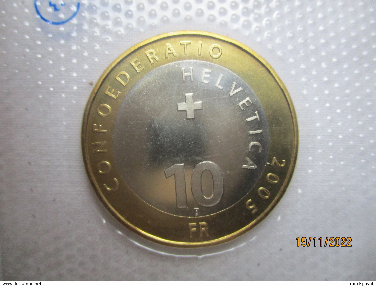 10 Francs Commémorative Jungfrau 2005 - Herdenking