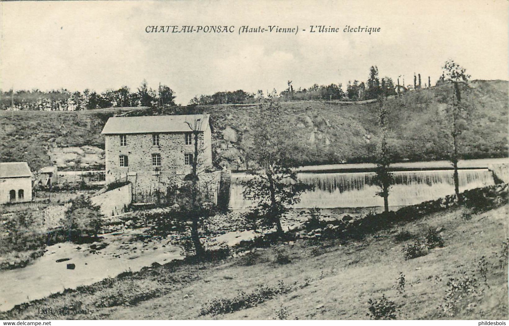 HAUTE VIENNE  CHATEAUPONSAC Usine électrique - Chateauponsac