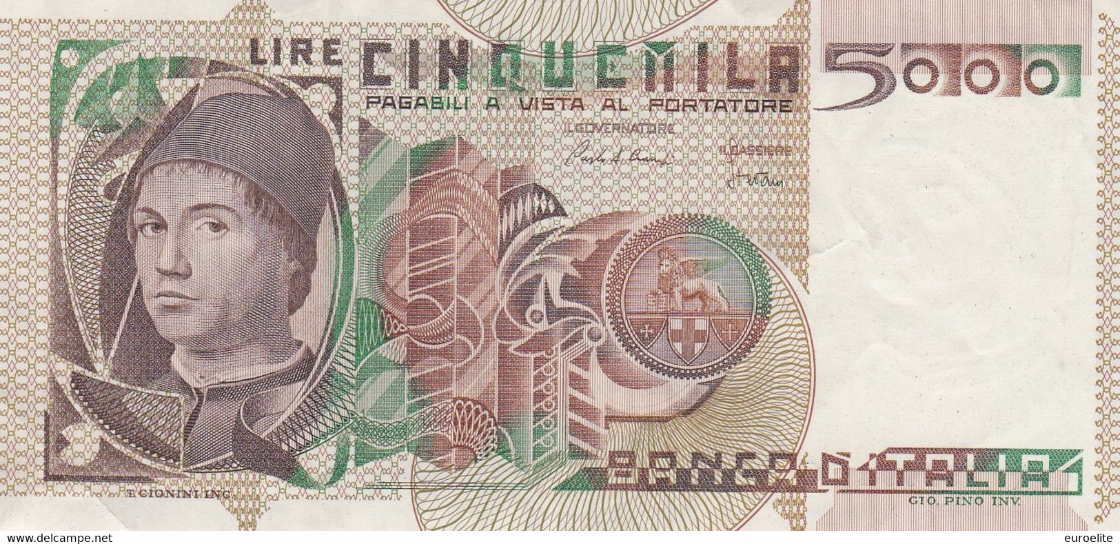 5000 LIRE ANTONELLO DA MESSINA - 2000 Lire