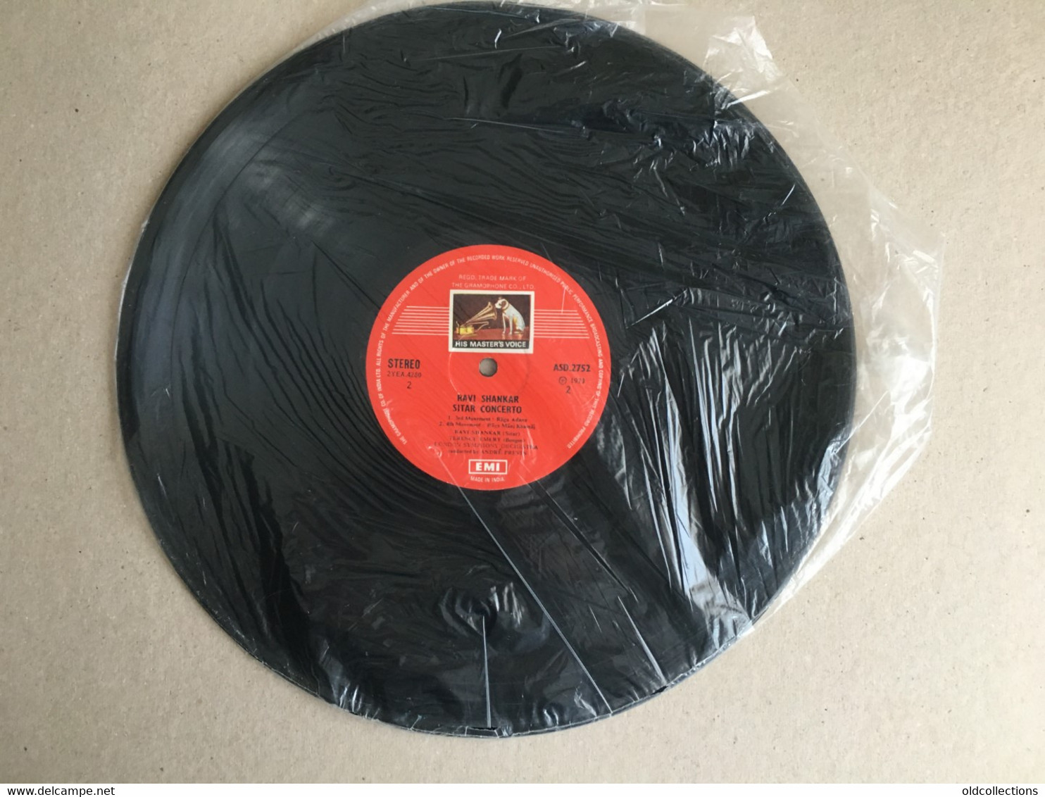 Schallplatte Vinyl Record Disque Vinyle LP Record Ravi Shankar Andre Previn Concert London Orchestra India Indian Music - Instrumental