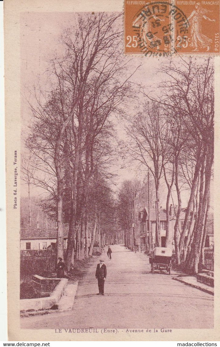 Le Vaudreuil (27 - Eure) Avenue De La Gare - Le Vaudreuil