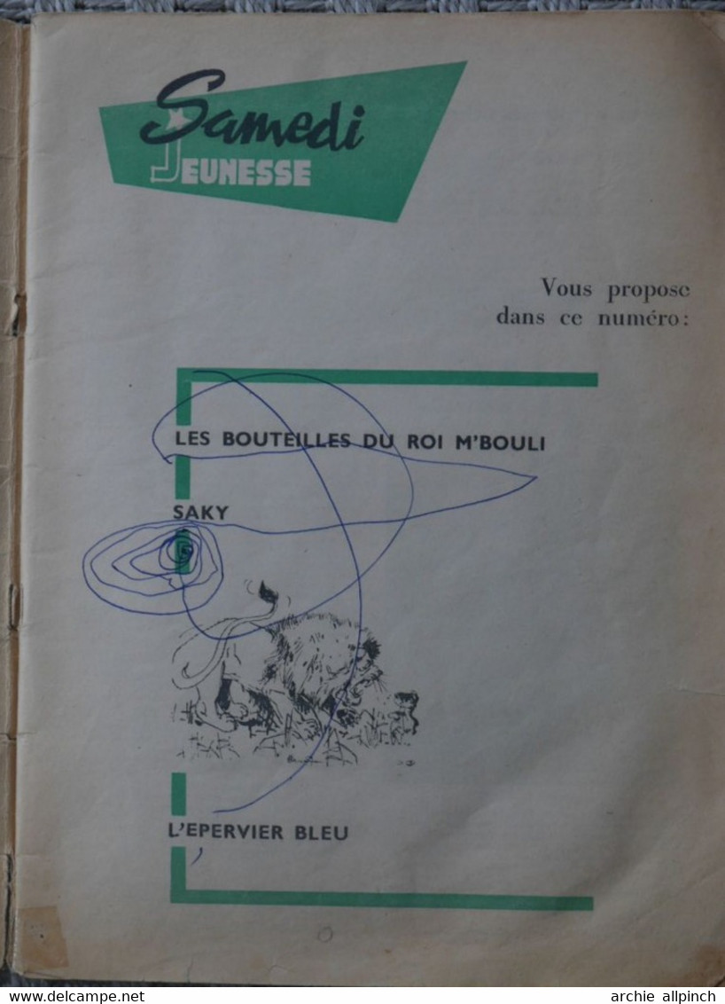 Samedi Jeunesse - Les Bouteilles Du Roi M'Bouli N° 106, Août 1966 - Samedi Jeunesse