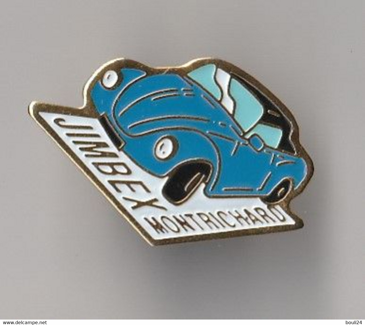 PIN'S THEME AUTOMOBILE VOLKSWAGEN COCCINELLE  CABRIOLET JIMBEX MONTRICHARD 41  DAS LE LOIR ET CHER  VARIANTE BLANCHE - Volkswagen