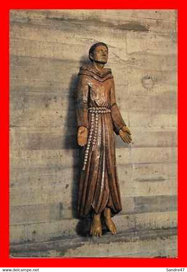 2 CPSM/gf (54) VANDŒUVRE-BRICHAMBEAU. Statue De St-François / Icône De La Chapelle...P1310 - Vandoeuvre Les Nancy