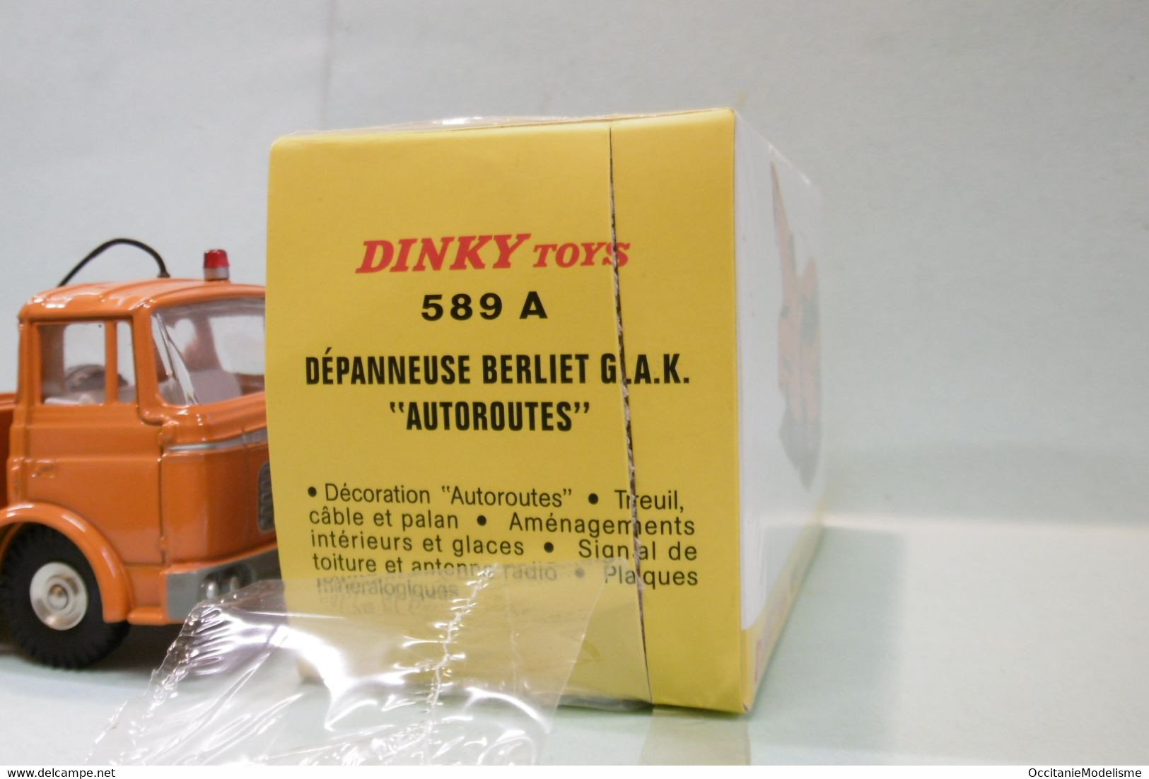 Dinky Toys / Atlas - BERLIET GAK Dépanneuse Autoroutes Réf. 589 A Neuf NBO 1/43 - Dinky