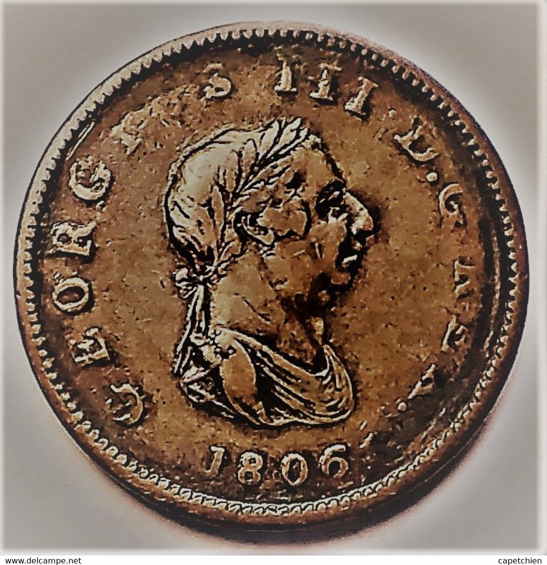 GRANDE BRETAGNE / ONE PENNY / GEORGES III / 1806/ ETAT SUPERBE / Très Belle Patine Impossible à Voir Avec Le Scan ! - Otros & Sin Clasificación