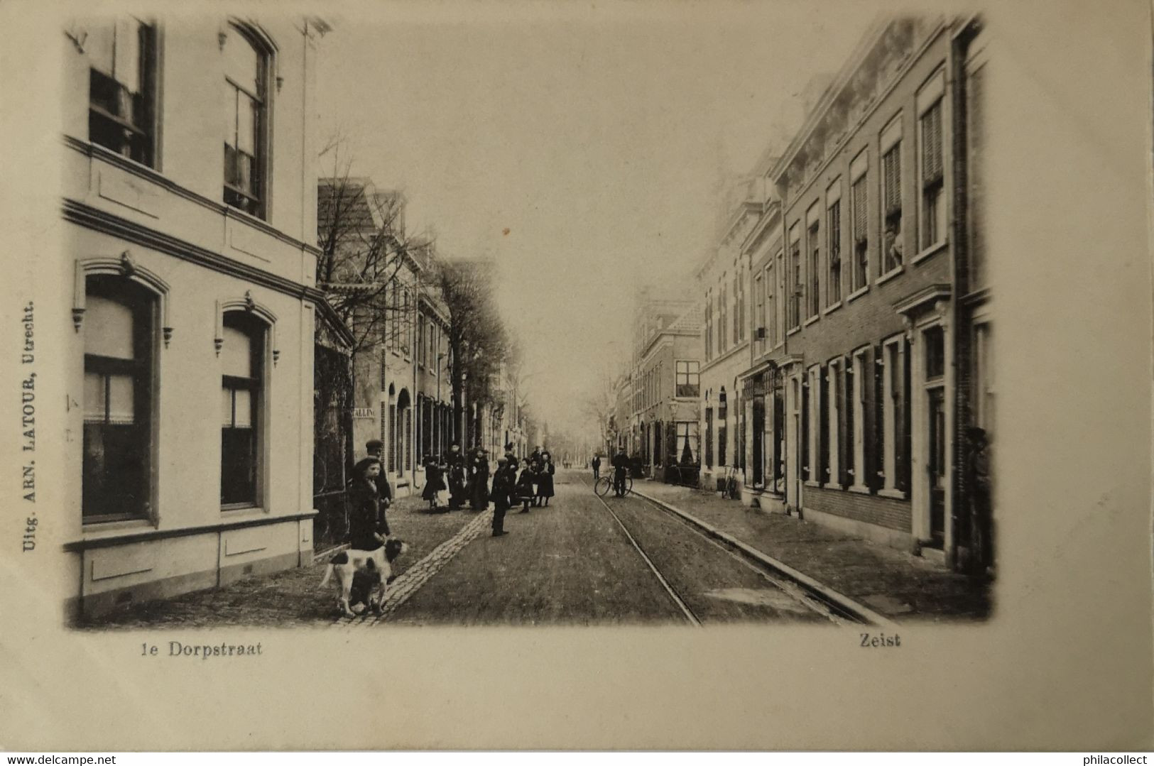 Zeist // 1e Dorpstraat Ca 1900 Topkaart - Zeist