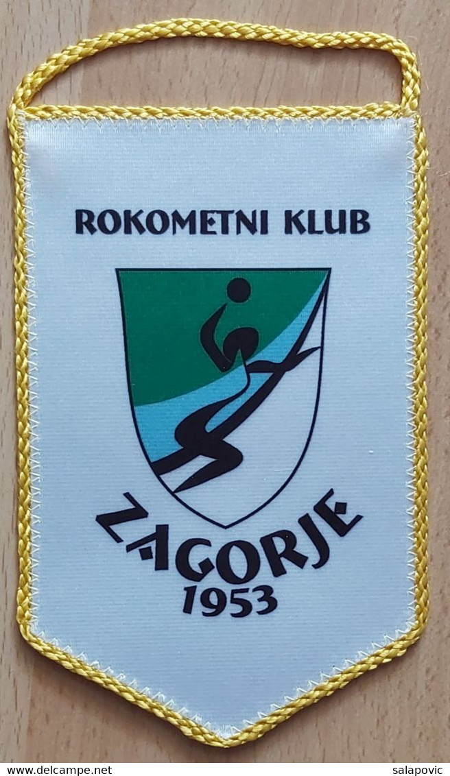 RK Gen I Zagorje 1953 Slovenia Handball Club  PENNANT, SPORTS FLAG ZS 5/9 - Handball