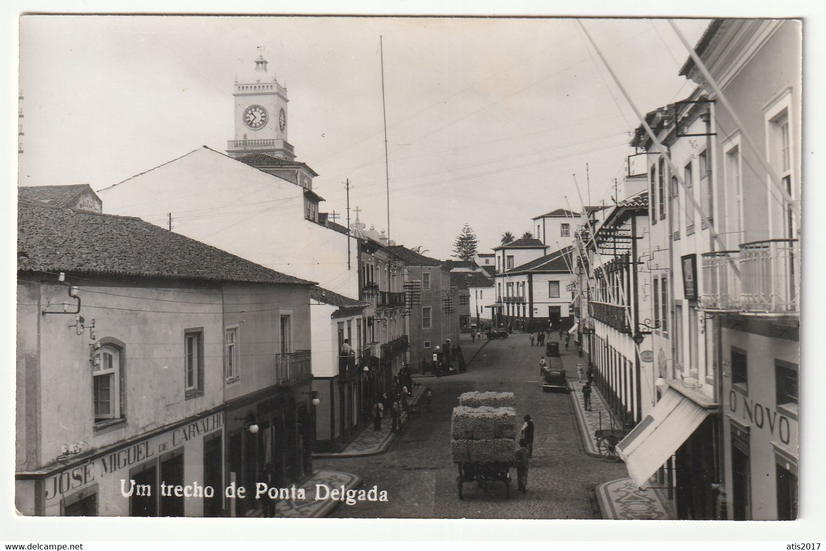 Un Trecho De PONTA DELGADA - Carte Photographique - Real Photo Postcard - Beja