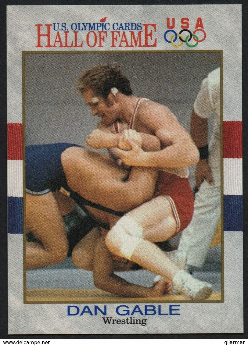 UNITED STATES - U.S. OLYMPIC CARDS HALL OF FAME - WRESTLING - DAN GABLE - FREESTYLE - # 32 - Trading Cards