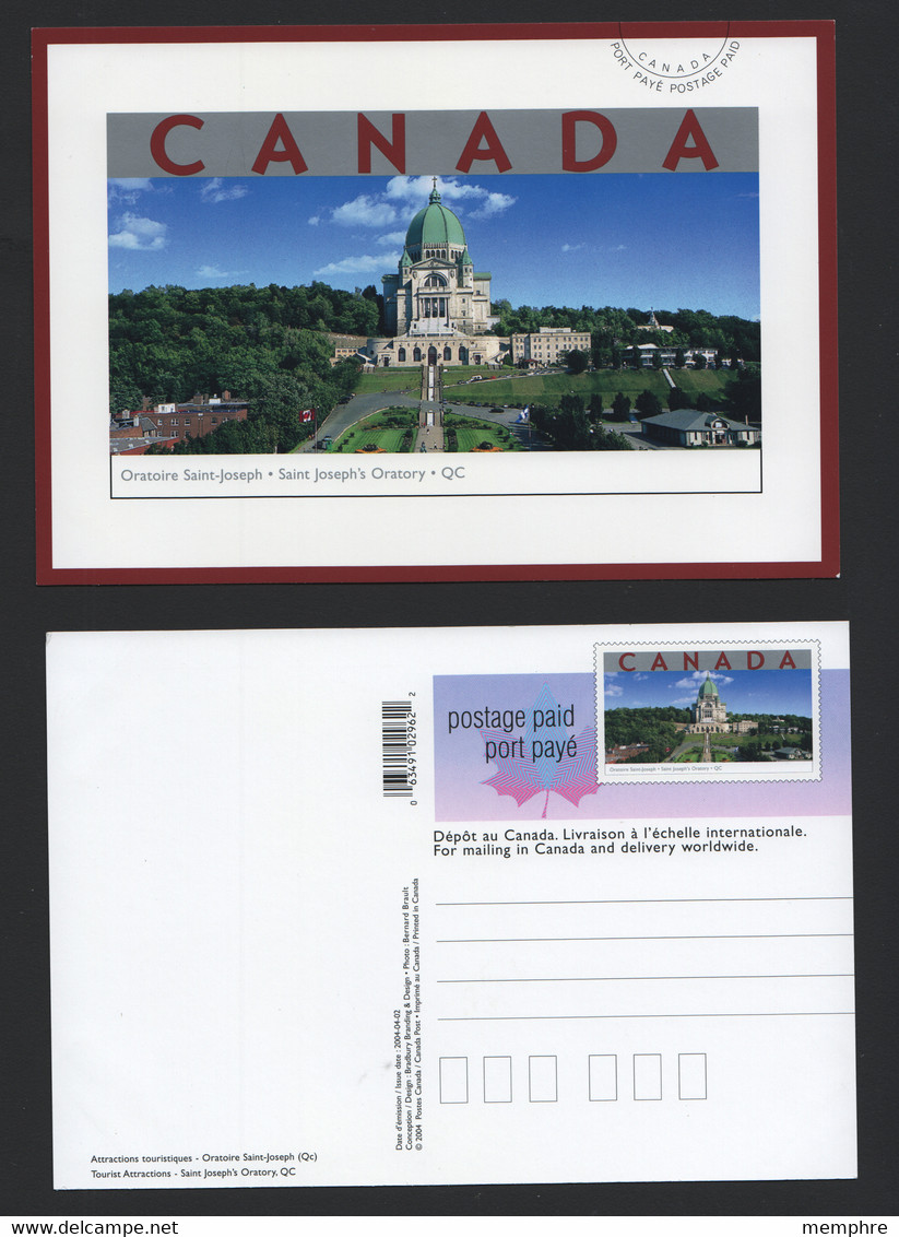 2004  St Joseph's Oratory - Montreal - Oratoire St Joseph - 1953-.... Regno Di Elizabeth II