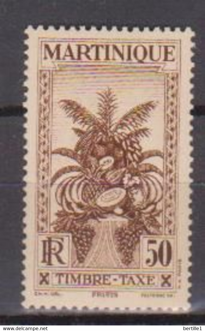 MARTINIQUE      N° YVERT  TAXE 18  NEUF SANS CHARNIERES  (NSCH 2/35 ) - Portomarken