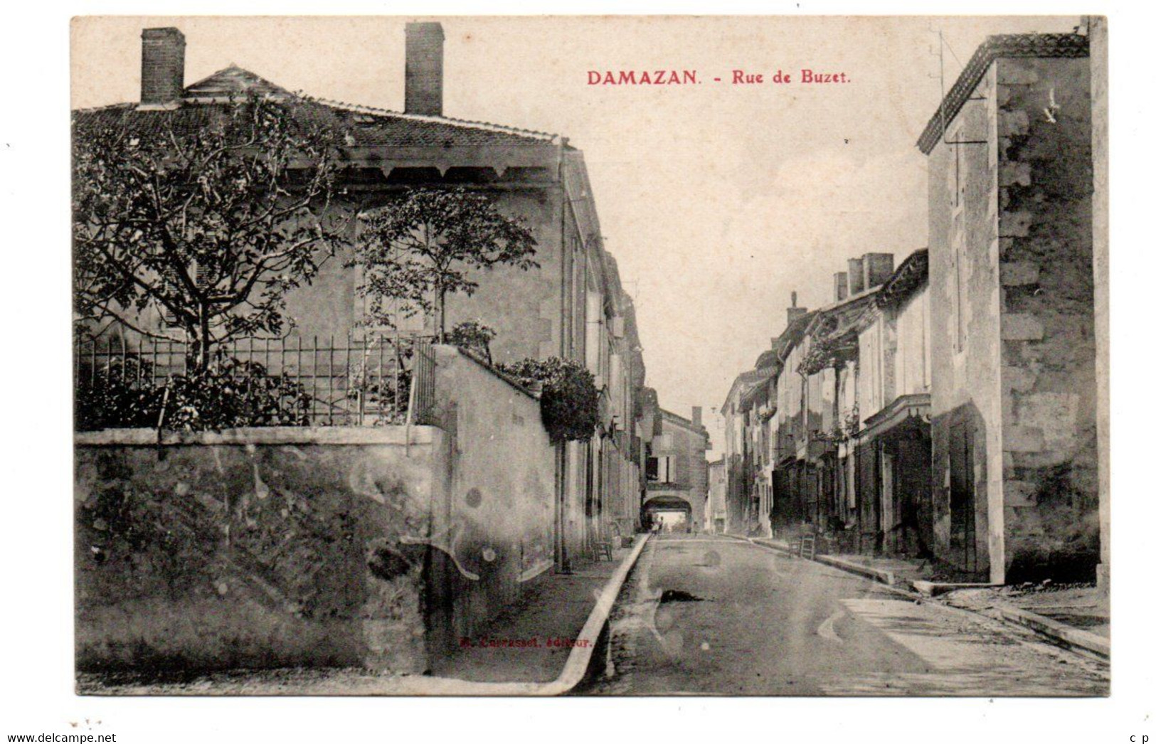 Damazan - Rue De Buzet  - CPA°J - Damazan