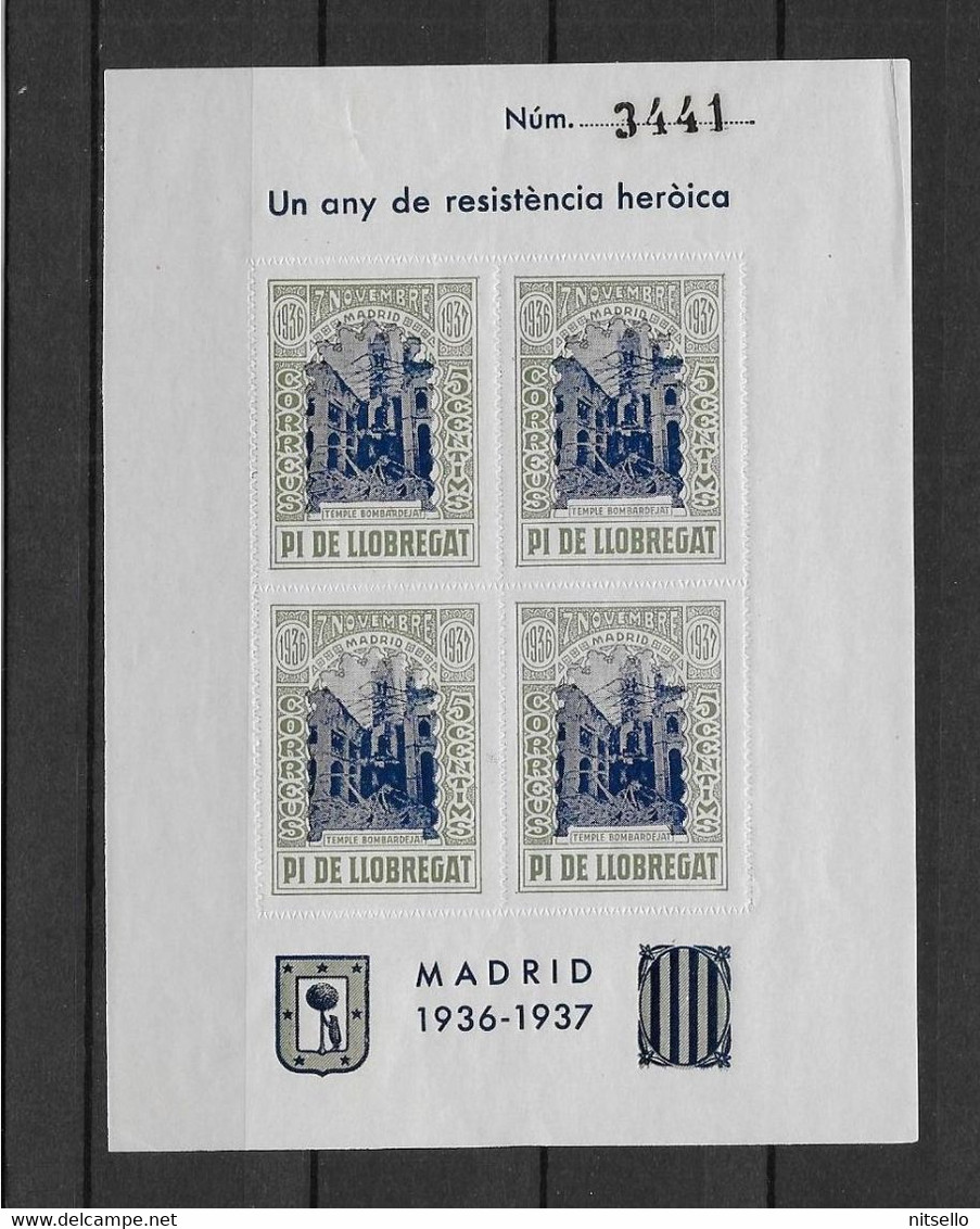 LOTE 2112D /// (C130) GUERRA CIVIL - PI DE LLOBREGAT **MNH .¡¡¡ OFERTA - LIQUIDATION - JE LIQUIDE !!! - Republican Issues