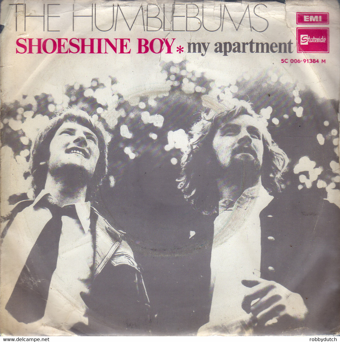 * 7" *  THE HUMBLEBUMS (feat. Billy Connolly & Gerry Rafferty) - SHOESHINE BOY (Holland 1970) - Country & Folk