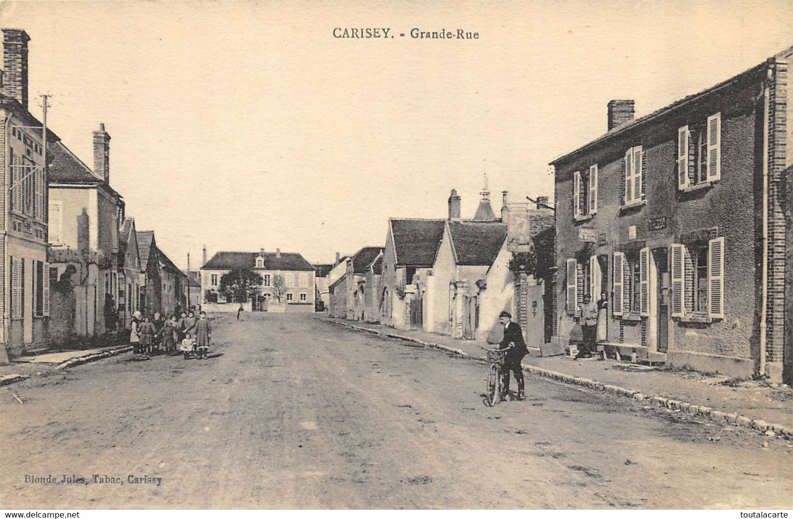 CPA  89 ENVIRONS DE LIGNY LA CHAPELLE CARISEY GRANDE RUE - Ligny Le Chatel