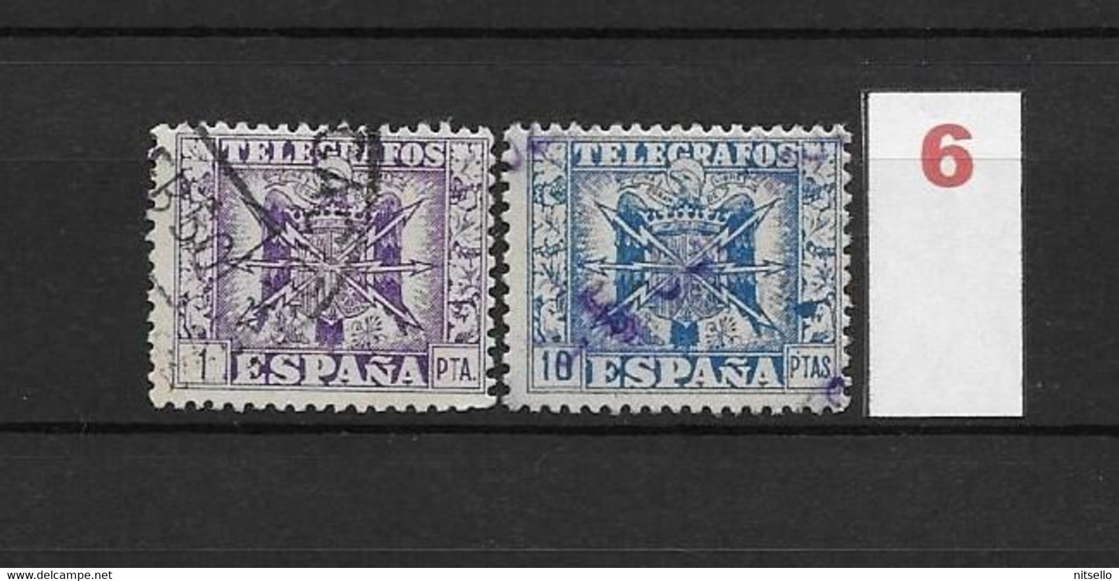 LOTE 2242 /// ESPAÑA 1940-42  TELEGRAFOS  EDIFIL Nº 84+84   ¡¡¡  OFERTA - LIQUIDATION - JE LIQUIDE !!! - Telegramas