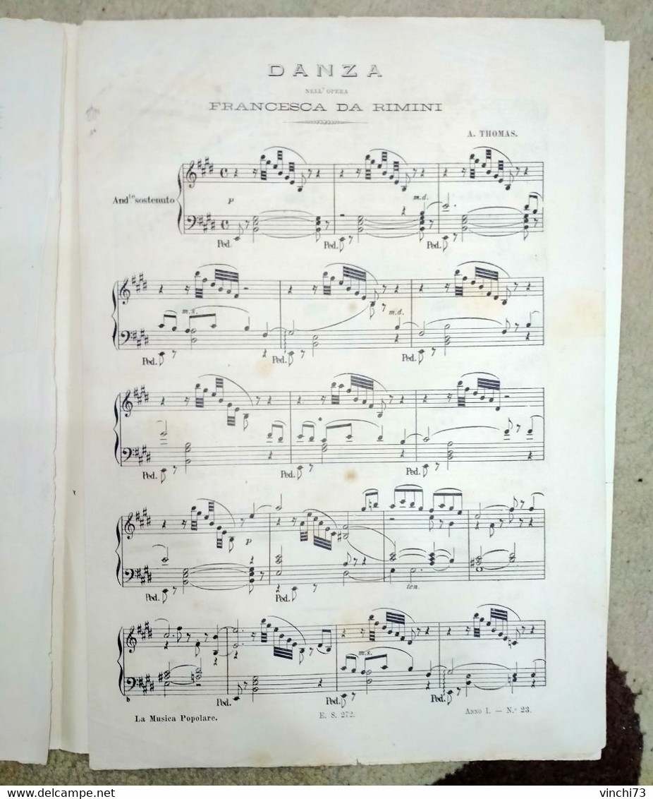 !-ITALIA-SPARTITI MUSICALI DEL 1920