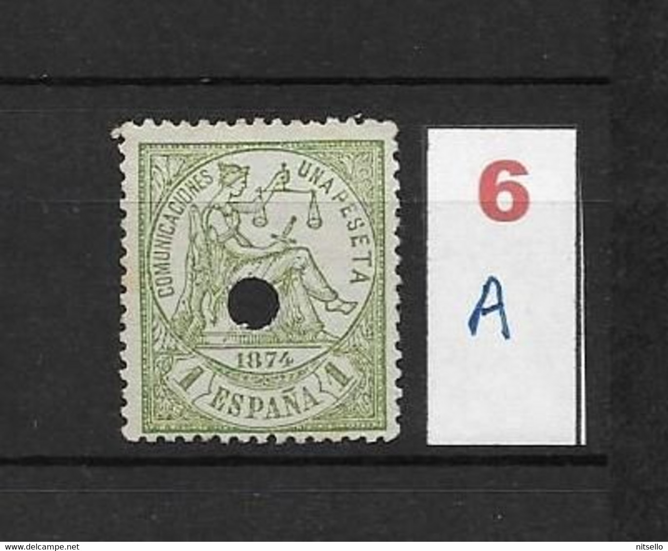 LOTE 2242 /// ESPAÑA 1889-1899  TELEGRAFOS  EDIFIL Nº 226T NSG CATAL/COTE: 8€ ¡¡¡  OFERTA - LIQUIDATION - JE LIQUIDE !!! - Telegrafen