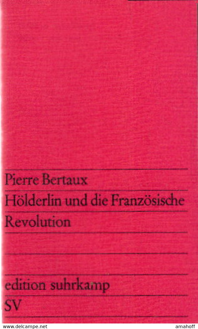 Hoelderlin Und Die Franzoesische Revolution - Psychologie