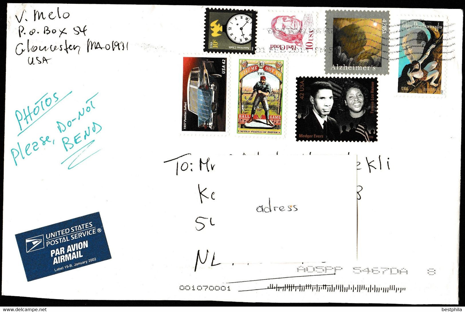 Usa, Amerika, Verenigde Staten - Postal History & Philatelic Cover With Registered Letter - 169 - Otros & Sin Clasificación