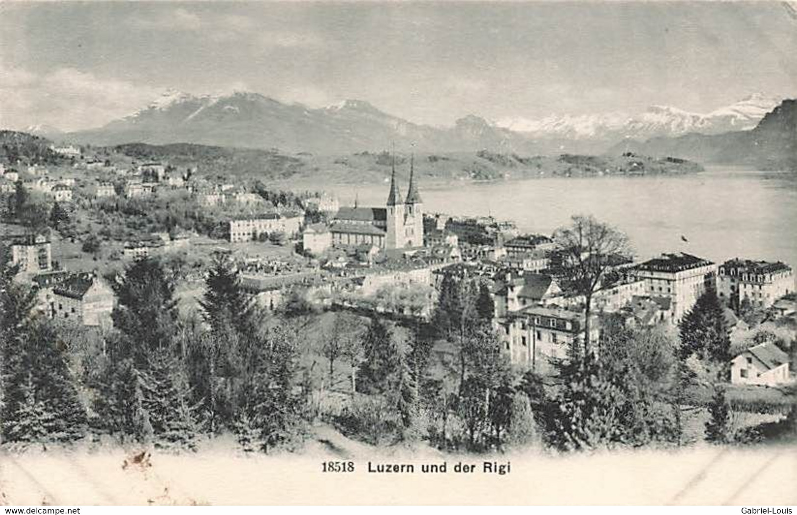 Luzern Lucerne Et Le Rigi  Oud Der Rigi - Lucerne