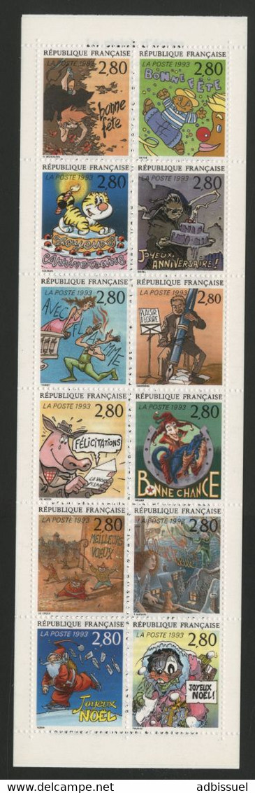 CARNET BC 2848c Le Plaisir D'écrire Avec Un Accent Sur Le "e" De "avec" 12 Valeurs Neuves ** MNH Valeur Faciale 5,12 € - Neufs