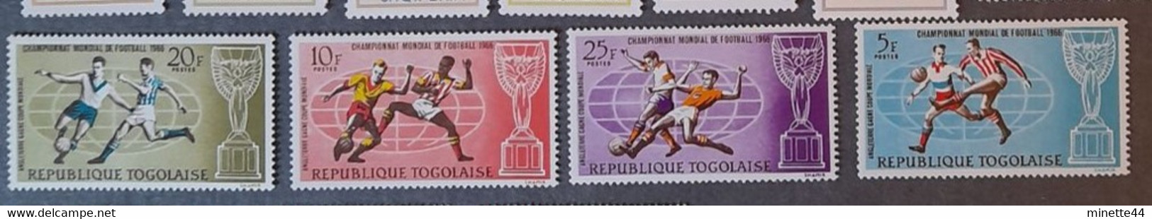 ANGLETERRE ENGLAND 1966 MNH**TOGO   FOOTBALL FUSSBALL SOCCER CALCIO FUTBOL FOOT  FUTEBOL - 1966 – Angleterre