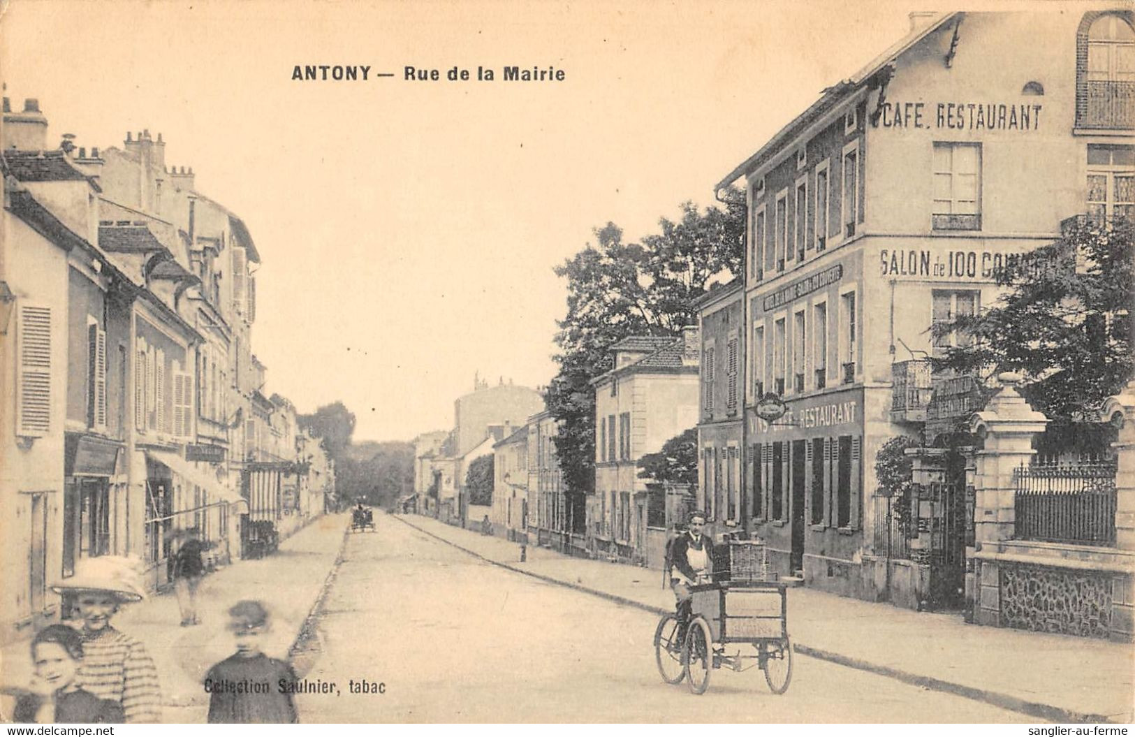 CPA 92 ANTONY / RUE DE LA MAIRIE / TRIPORTEUR - Antony