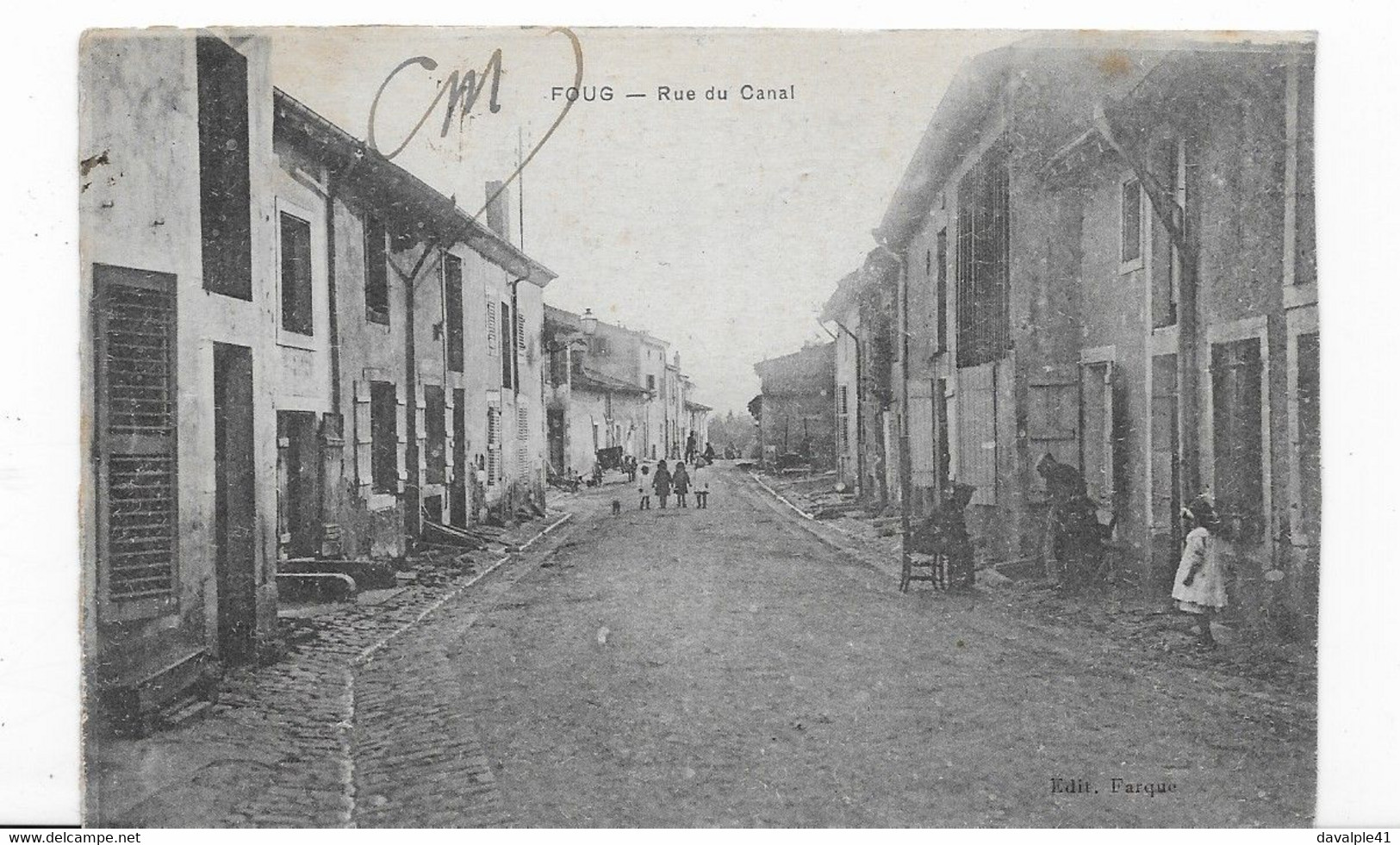 54  FOUG   RUE DU CANAL     2 SCANS - Foug