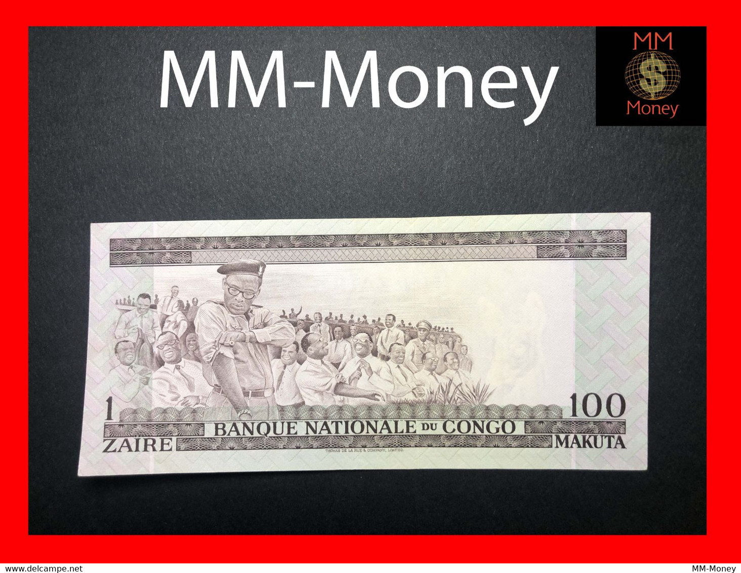 CONGO  1 Zaire \ 100 Makuta  21.1.1970   P.  12   *scarce*   XF + - Democratische Republiek Congo & Zaire